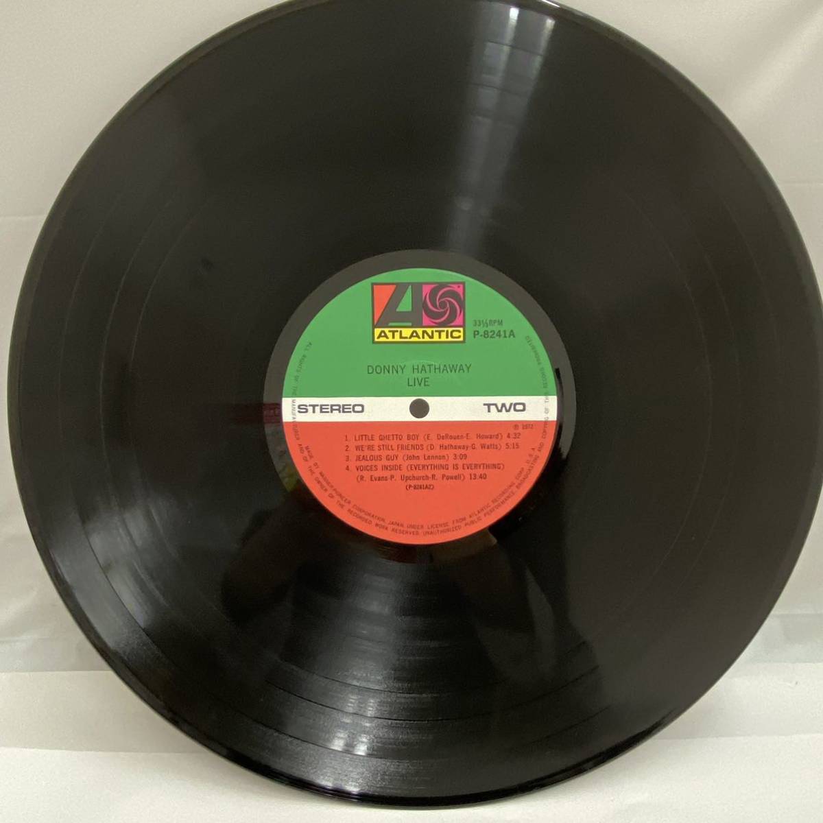 Donny Hathaway Live レコード LP ライブ ライヴ アナログ