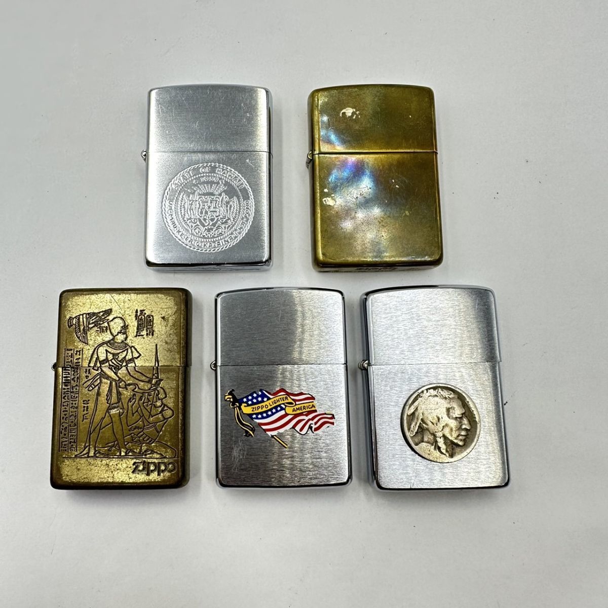 R137 まとめ ☆ Zippo ジッポー オイルライター 5点まとめセット 