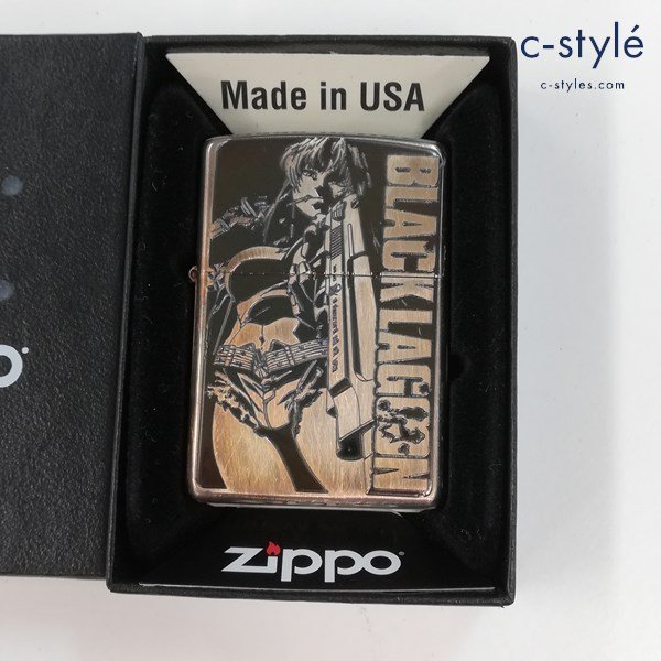 G459a ZIPPO ジッポー BLACK LAGOON ブラックラグーン レヴィ オイル