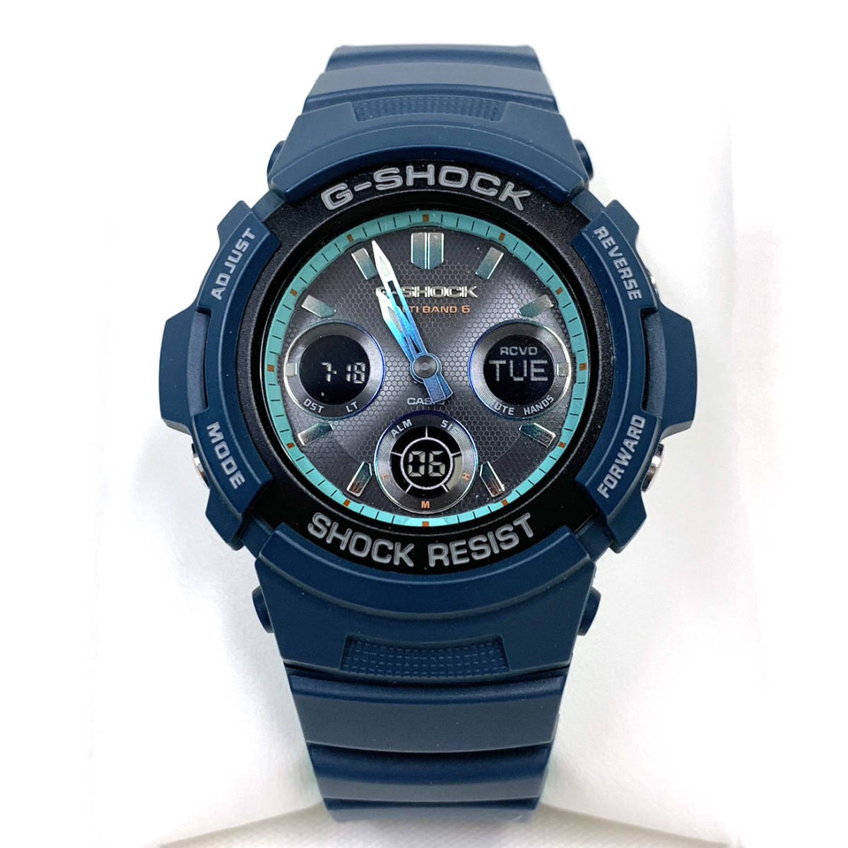 プライスタグ付き美品■G-SHOCK Gショック AWG-M100SCC-2AJF 付属品完備 電波ソーラー タフソーラー マルチバンド6 / CASIO カシオ
