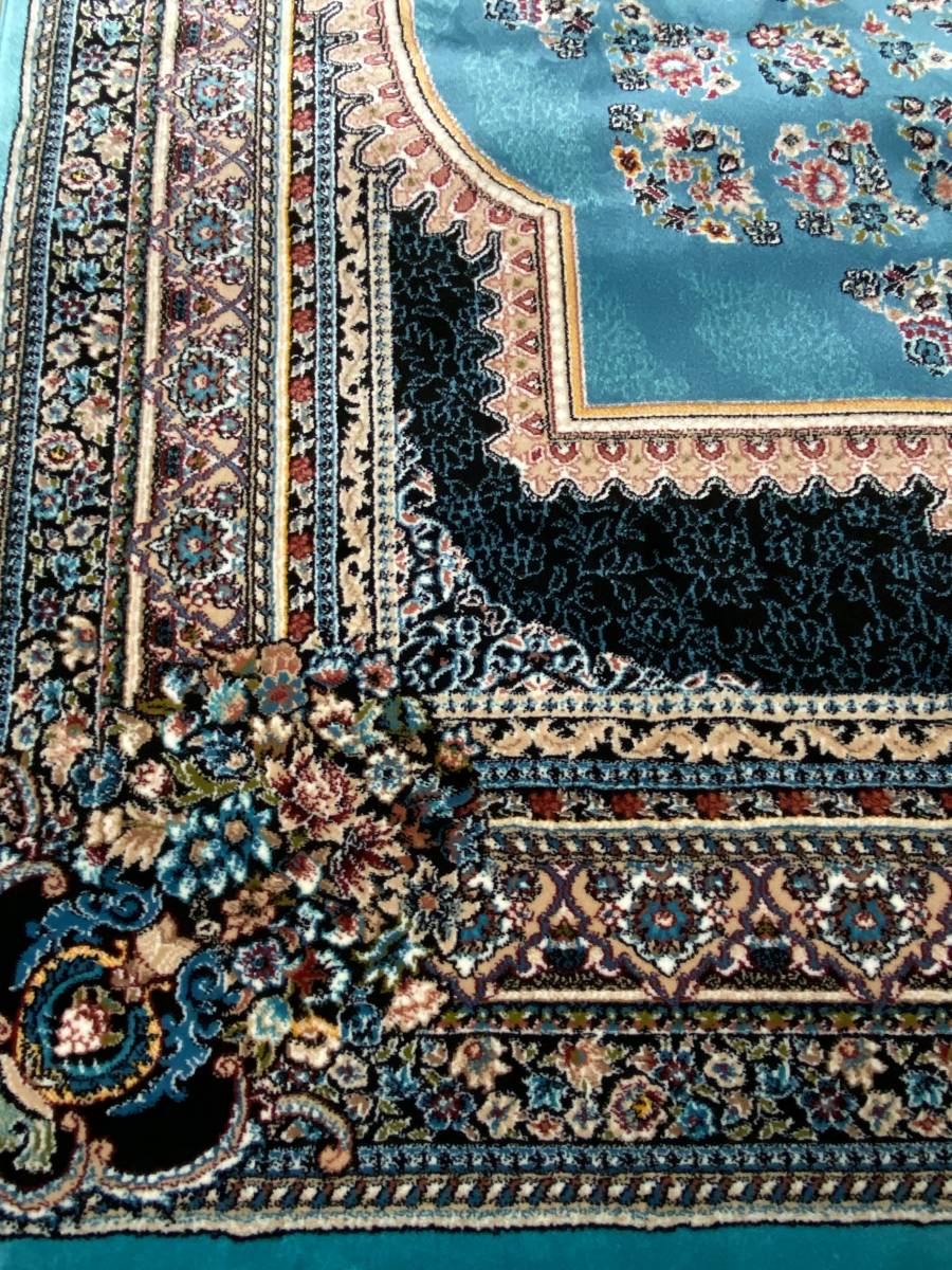 百貨店展示品 イラン産 最高峰81万ノット手織り 高級ペルシャ絨毯