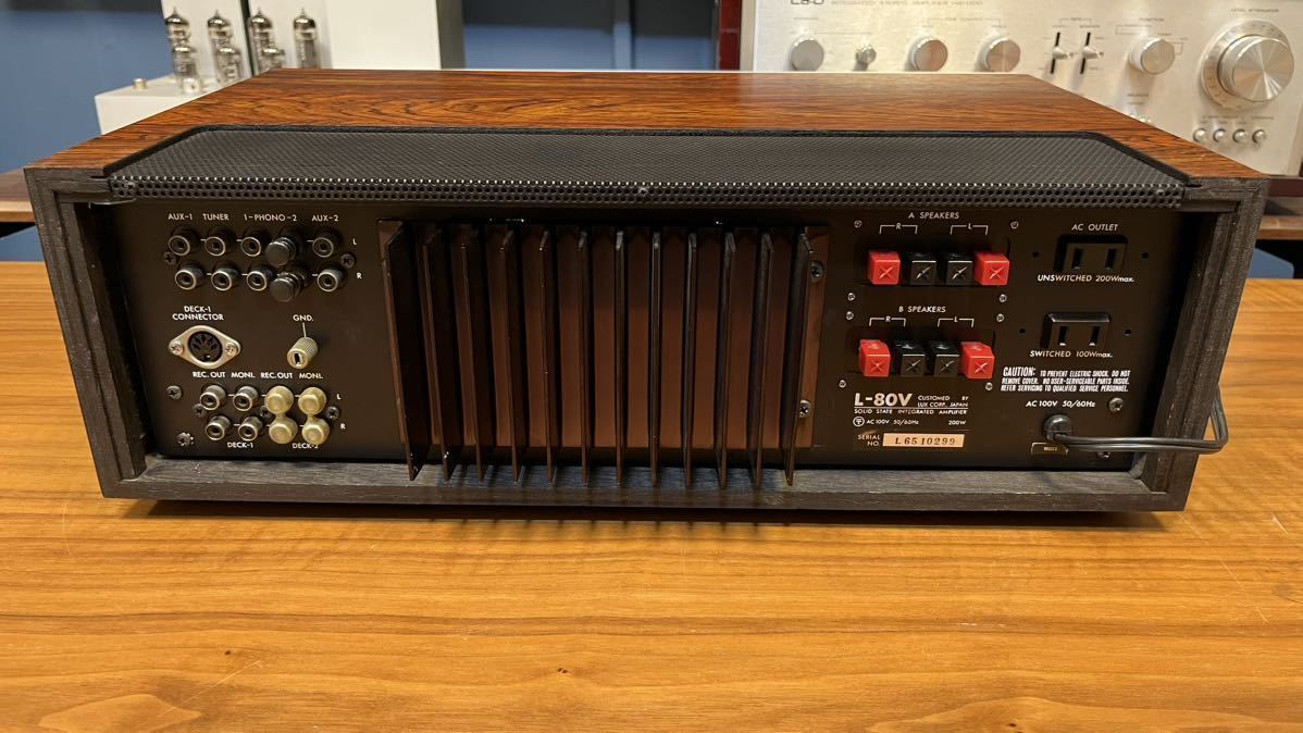 プリメインアンプ L-80V ラックスマン LUXMAN ジャンク 希少☆動作確認