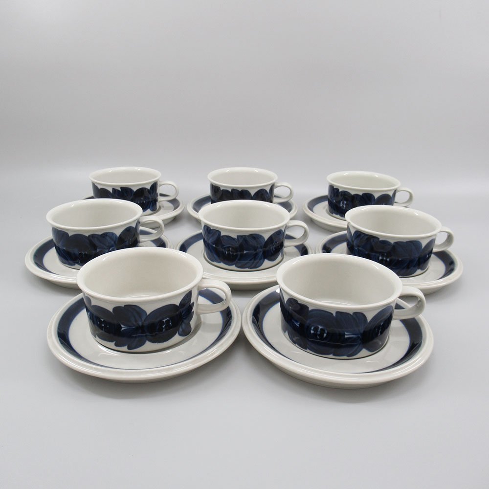 1円～ ARABIA アラビア アネモネ カップ&ソーサー 北欧ヴィンテージ 食器 テーブルウェア 125-2048476【O商品】
