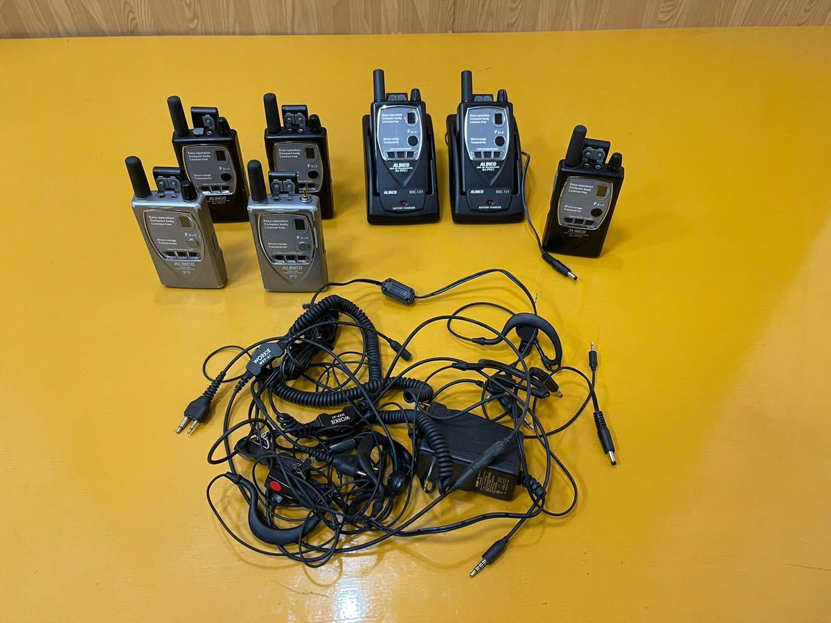 ALINCO 特定小電力トランシーバー DJ-P921 5台 DJ-P9 2台 合計7 DJ