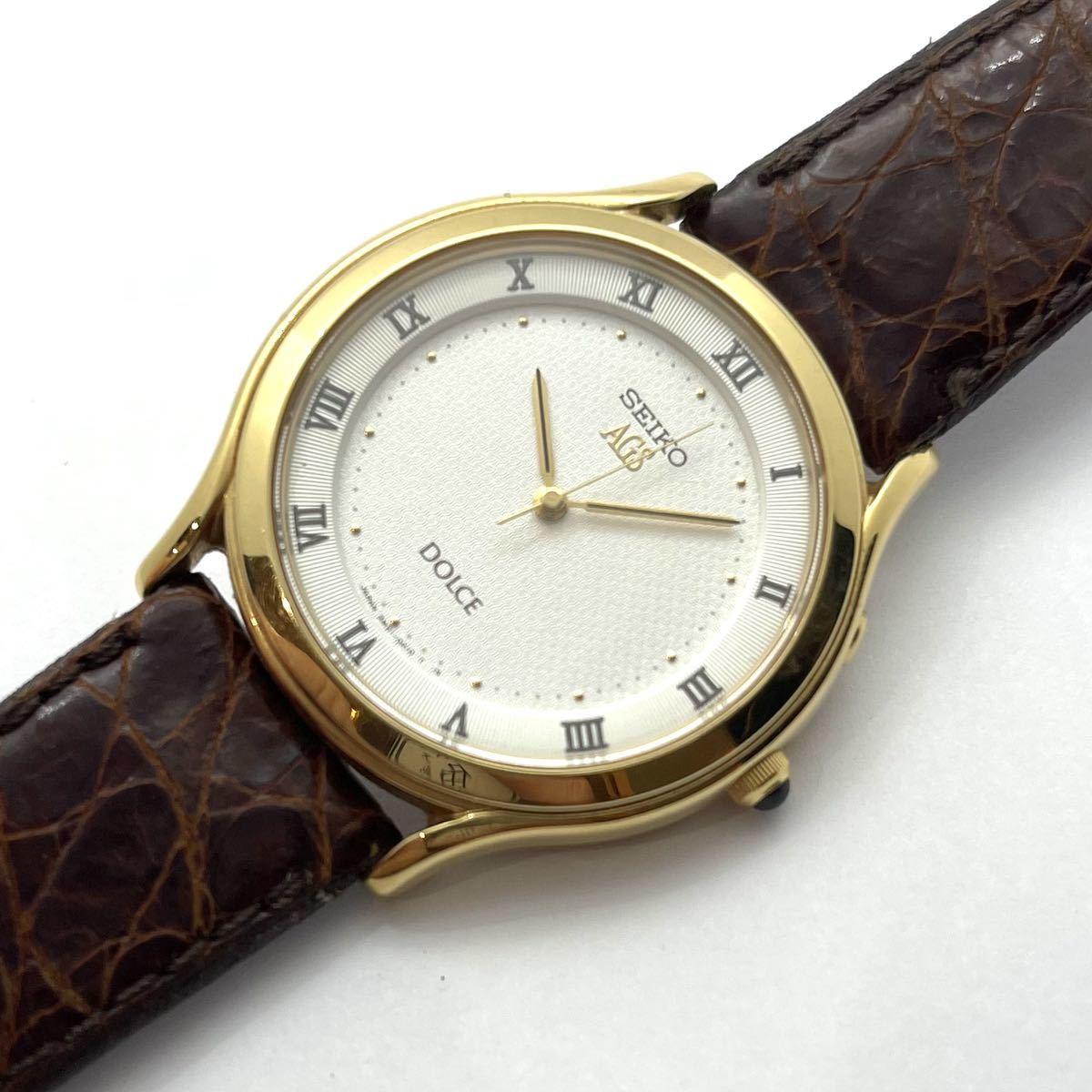 AGS SEIKO ドルチェ セイコー DOLCE メンズ 美品 腕時計 - 本体美品 