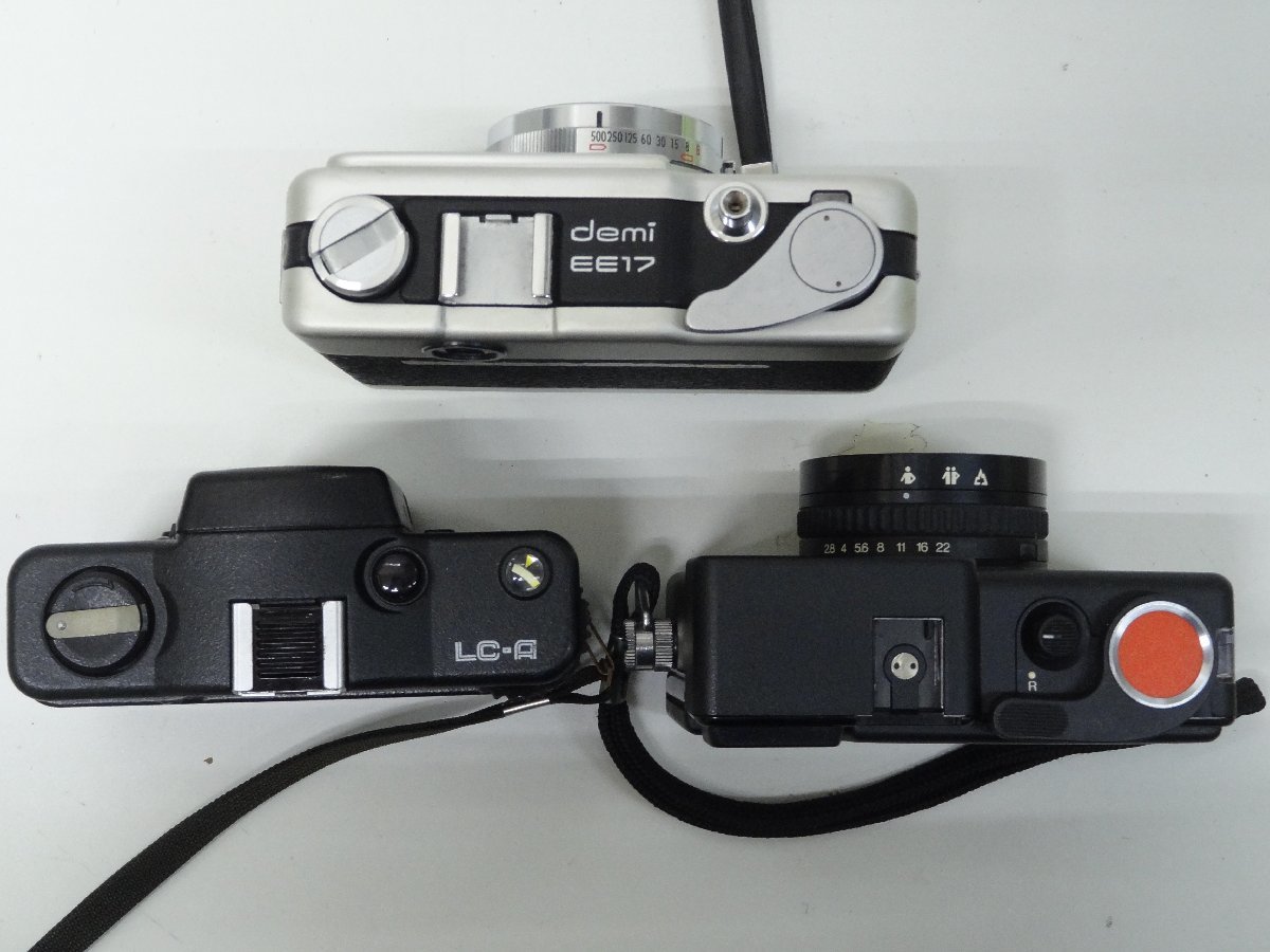 レ□/Zこ6803 Canon demi EE17、LOMO LC-A MINITAR 1、Agfa OPTIMA 535