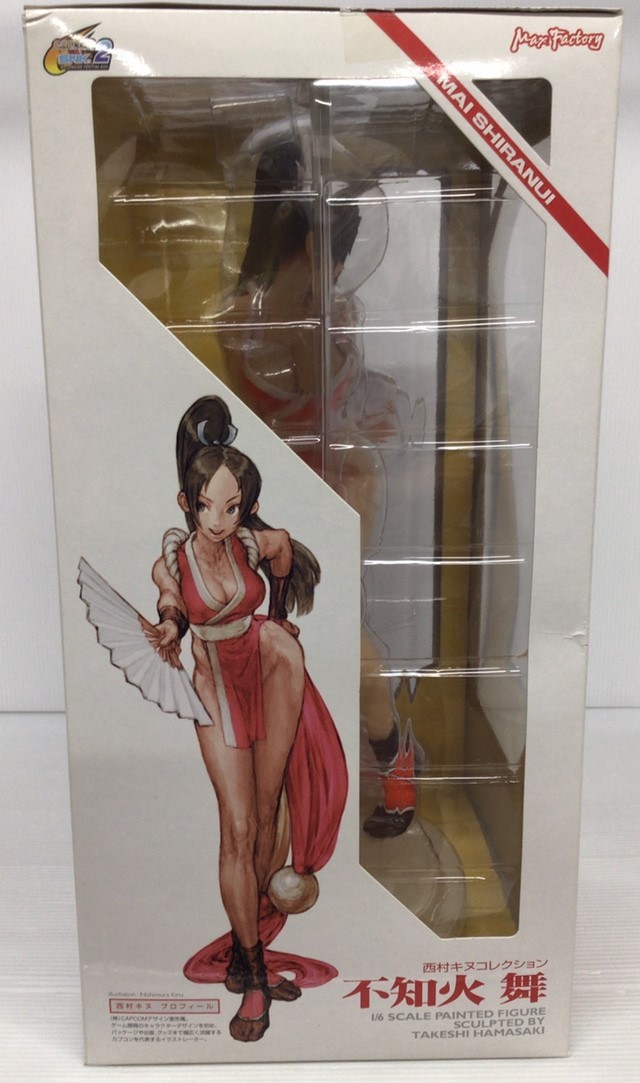 不知火舞 CAPCOM VS.SNK 2 西村キヌコレクション 1/6 箱 傷 凹みあり 