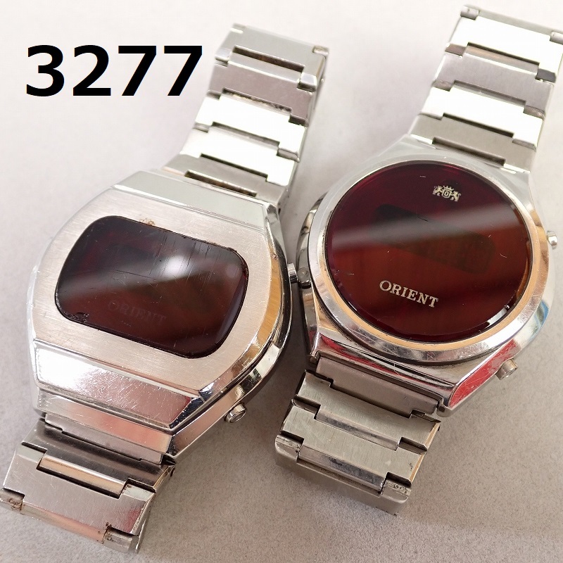 AC-3277 オリエント クオーツ メンズ 腕時計 2点 ノーチェック 現状