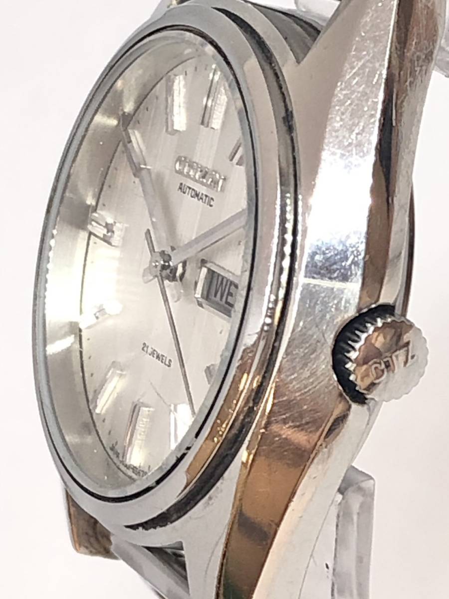 B-9629】稼働品 CITIZEN シチズン 6501-656765-K 4-652622TA 21石 自動