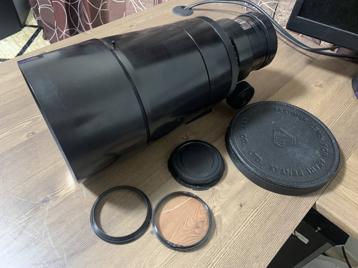 レア　ASAHI　PENTAX　6×7　TAKUMAR　600mm　1:4 　 珍しいリアキャップ　カバー 付 ペンタックス 67 105mm 1:2.4 より迫力のあるレンズ