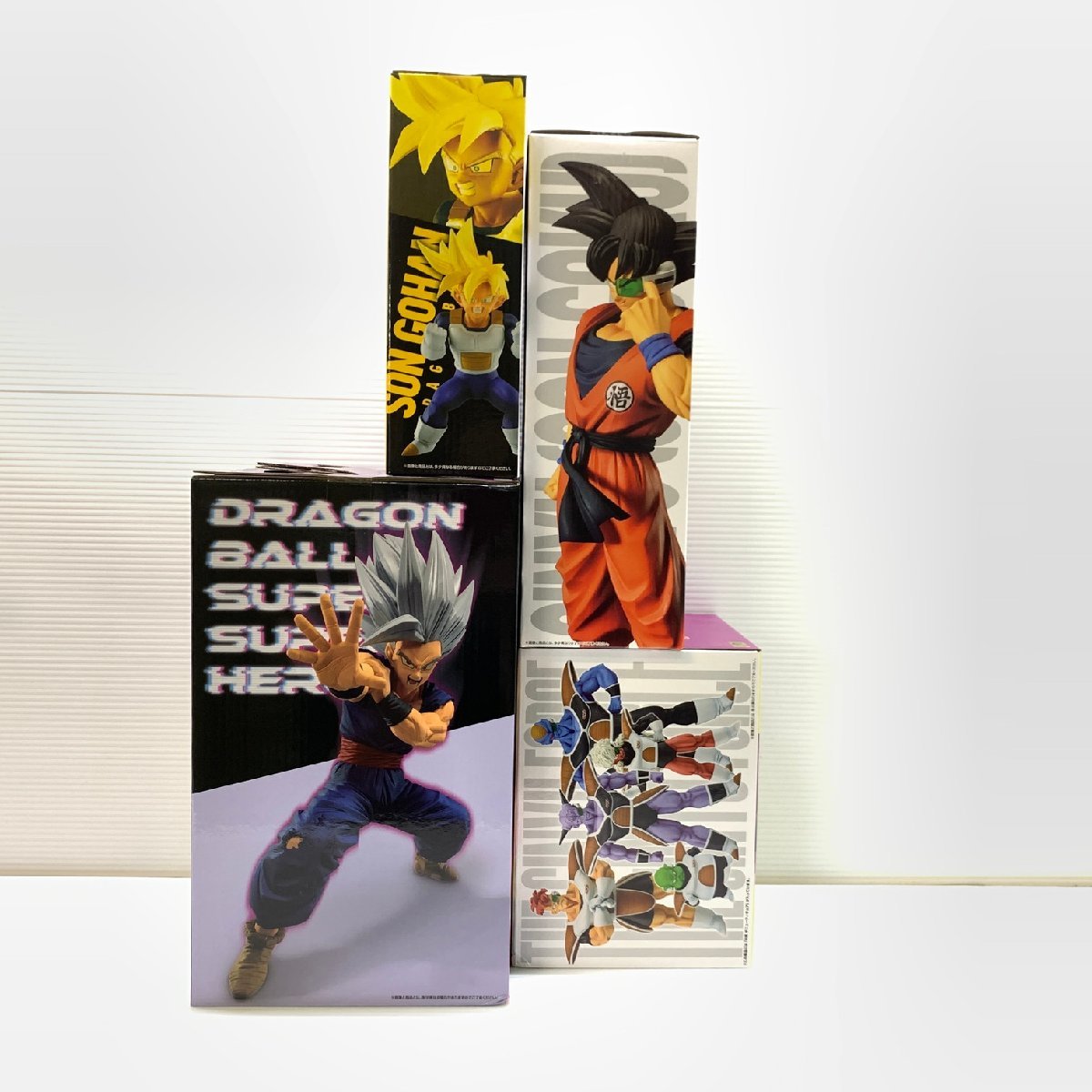 MIN【未使用品】 MSMO 一番くじ ドラゴンボール フィギュア 4体セット 超サイヤ人孫悟飯.孫悟飯ビースト他 〈50-230721-MK-5-MIN〉 一番くじ ドラゴンボール MSMO