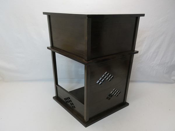 I07805 【 美品 川瀬表完作 茶道具 淡々斎好み 徒然棚 組立式 共箱 】 検) 作家物 煎茶道具 茶懐石 木工芸 漆芸 小棚 棚物 茶棚 茶道 ⅳ Yahoo!オークション 「徒然棚」の落札 棚」の落札相場・落札価格