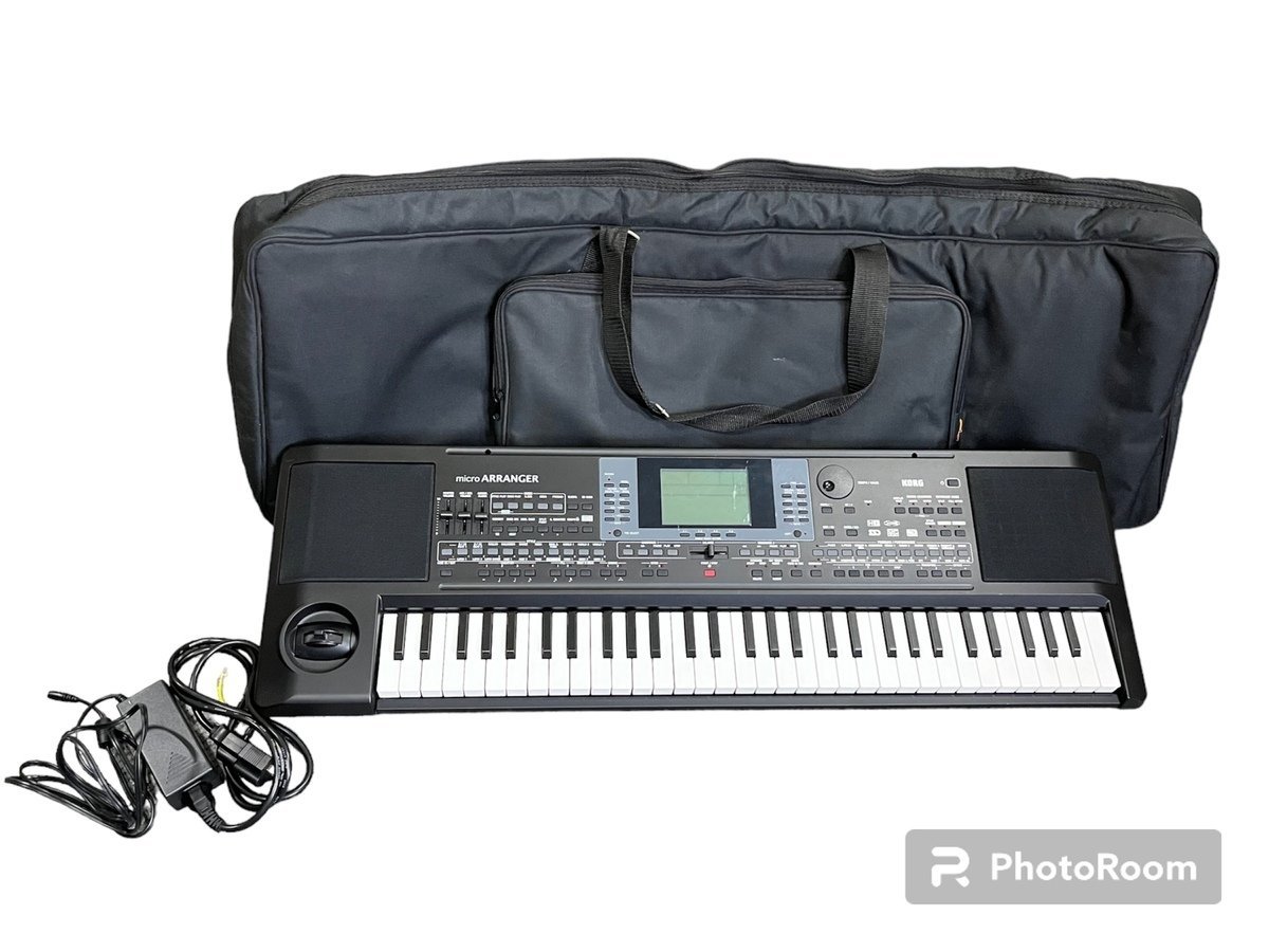Korg micro arranger シンセサイザー 型番:MAR-1 ブラック コルグ 61鍵 