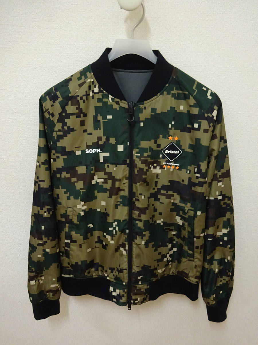 F.C.Real Bristol x SOPH. リバーシブル ジャケット カモフラージュ 迷彩柄 メンズ XL FCレアルブリストル ソフ