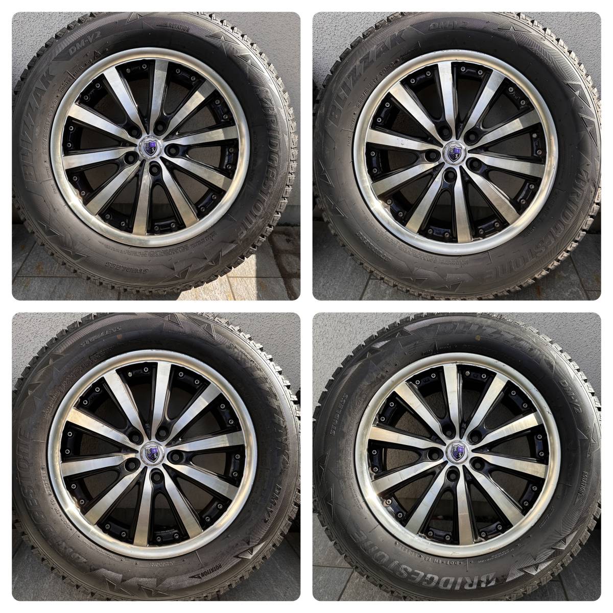 225/65R17 スタッドレスタイヤ ホイールセット （225／65／17 