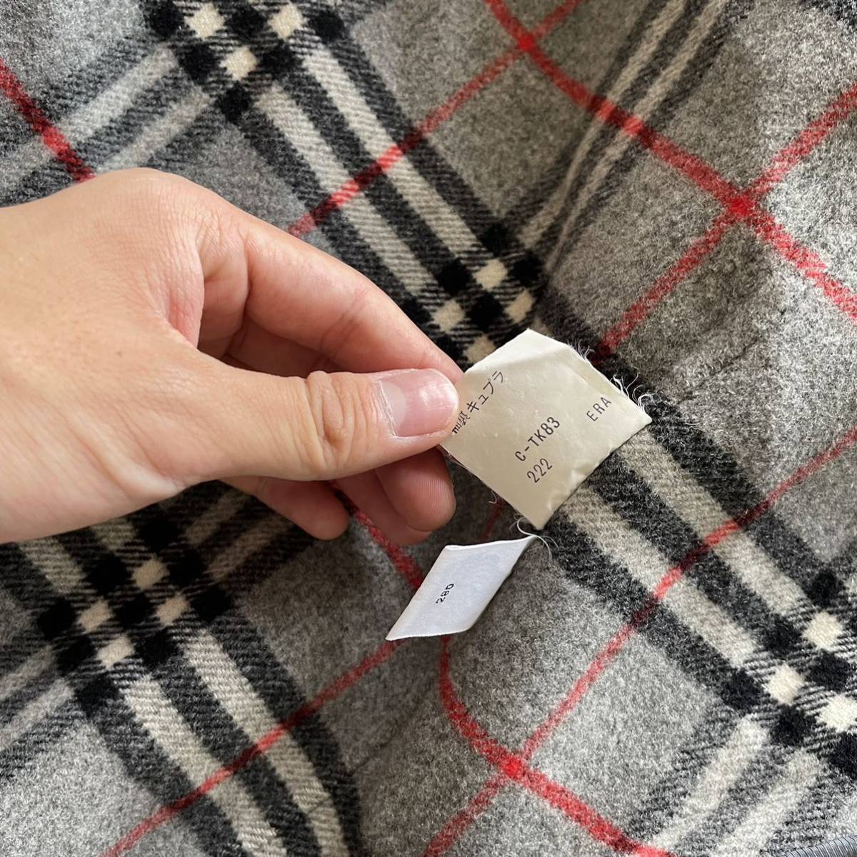 BURBERRY ⁄ ノバチェック ウールコート BURBERRY バーバリー