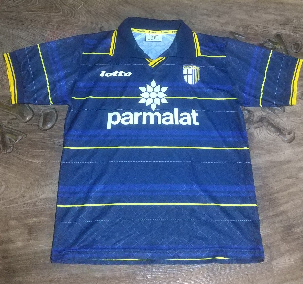 希少】lotto パルマ98/99シーズン 3rdシャツ Mサイズ 値下げ交渉 1998
