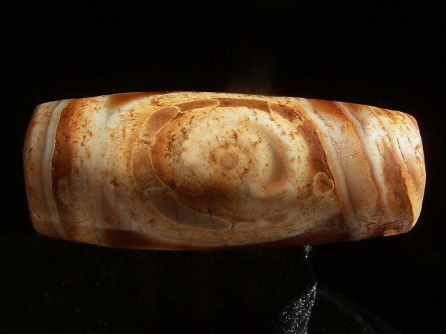 dzi beads) 七線珠の首飾り (Tibetan ジービーズ・チベット天珠 ビスタ