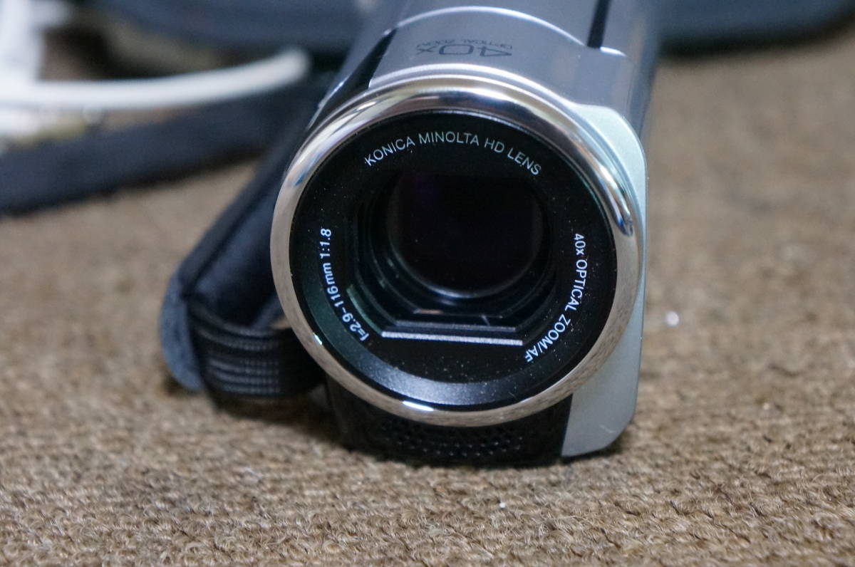 中古美品 JVC Everio GZ-HM450-S エブリオ シルバー デジタルビデオ