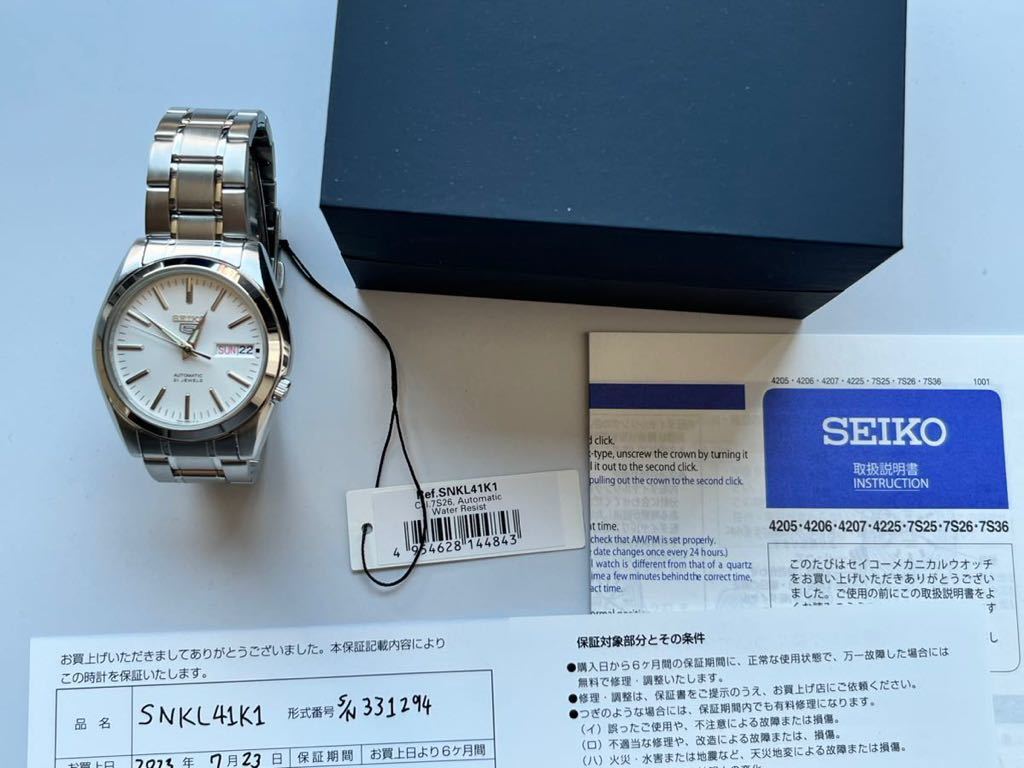 SEIKO セイコー 5 SNKL41 新品同様(海外モデル)｜売買された 