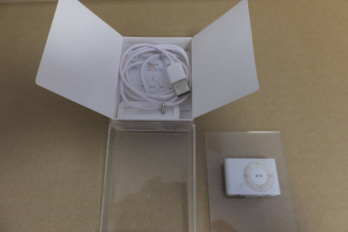 Apple iPod shuffle 1GB 第2世代 A1204 MB225J/A シルバー 中古