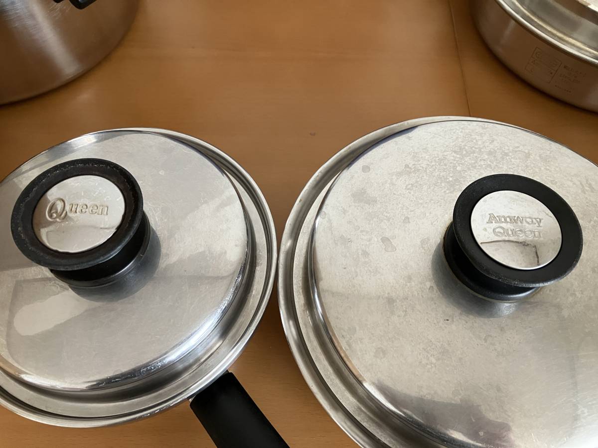 1円～ 中古 【Amway/アムウェイ】クィーン クックウェア セット 18/8 