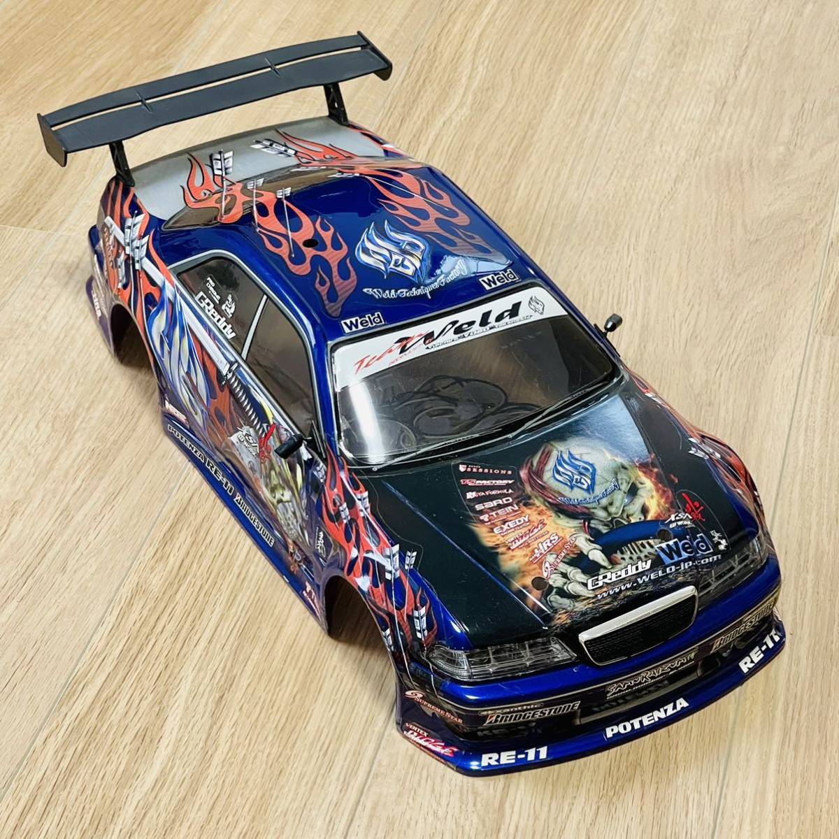 Weld JZX100 ボディ 1/10 ラジコン ドリフト HPI Racing x Weld JZX100