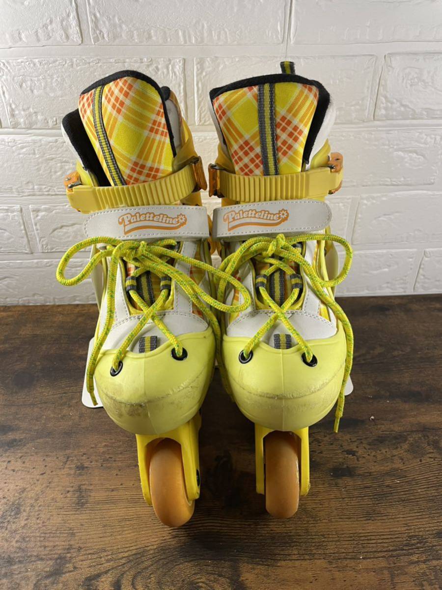 ＭＭ28］中古　paletteline パレットライン　インラインスケート　ローラースケート　子供用　キッズ　Ｌサイズ　遊び　スポーツ　_1