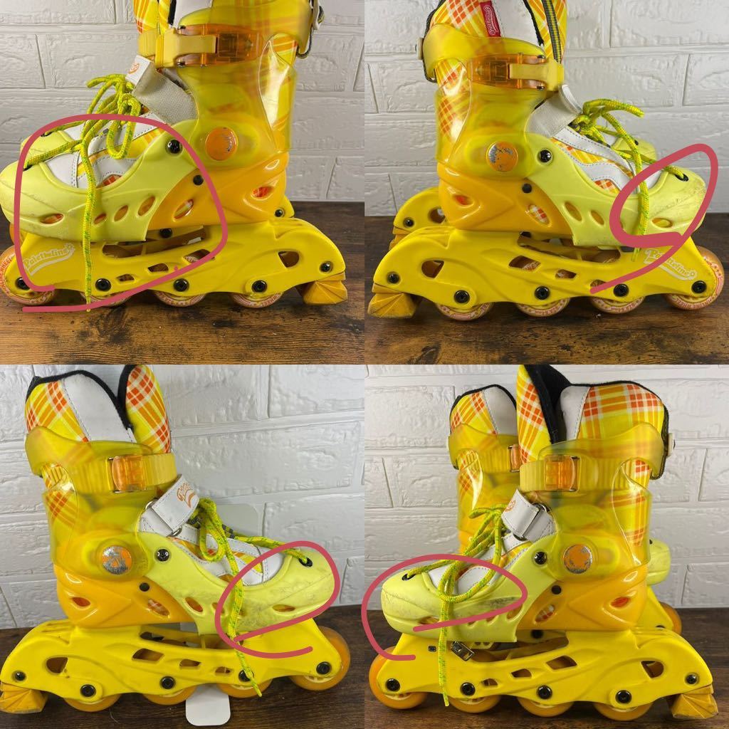 ＭＭ28］中古　paletteline パレットライン　インラインスケート　ローラースケート　子供用　キッズ　Ｌサイズ　遊び　スポーツ　_7