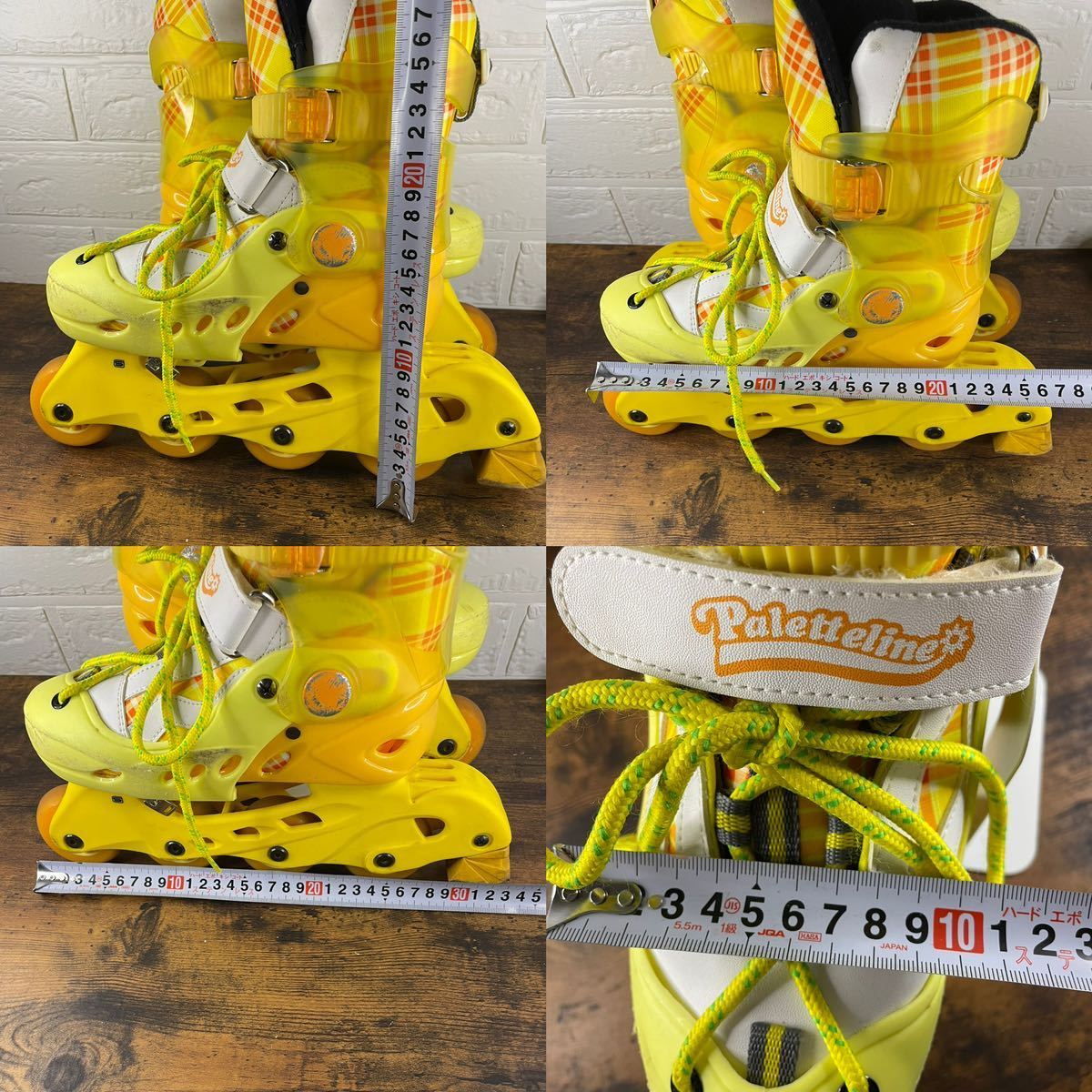 ＭＭ28］中古　paletteline パレットライン　インラインスケート　ローラースケート　子供用　キッズ　Ｌサイズ　遊び　スポーツ　_8