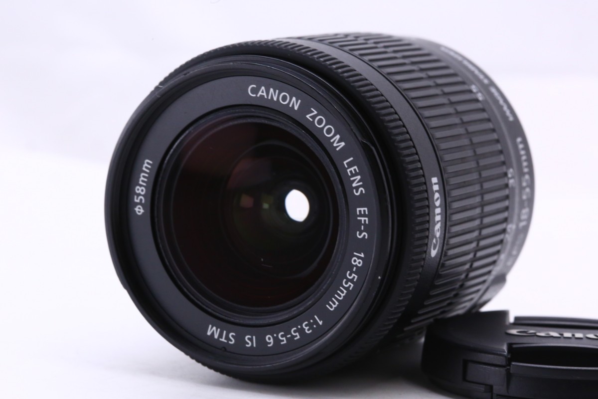 超美品】キヤノン Canon EF-S 18-55mm F3.5-5.6 IS STM - キヤノン 