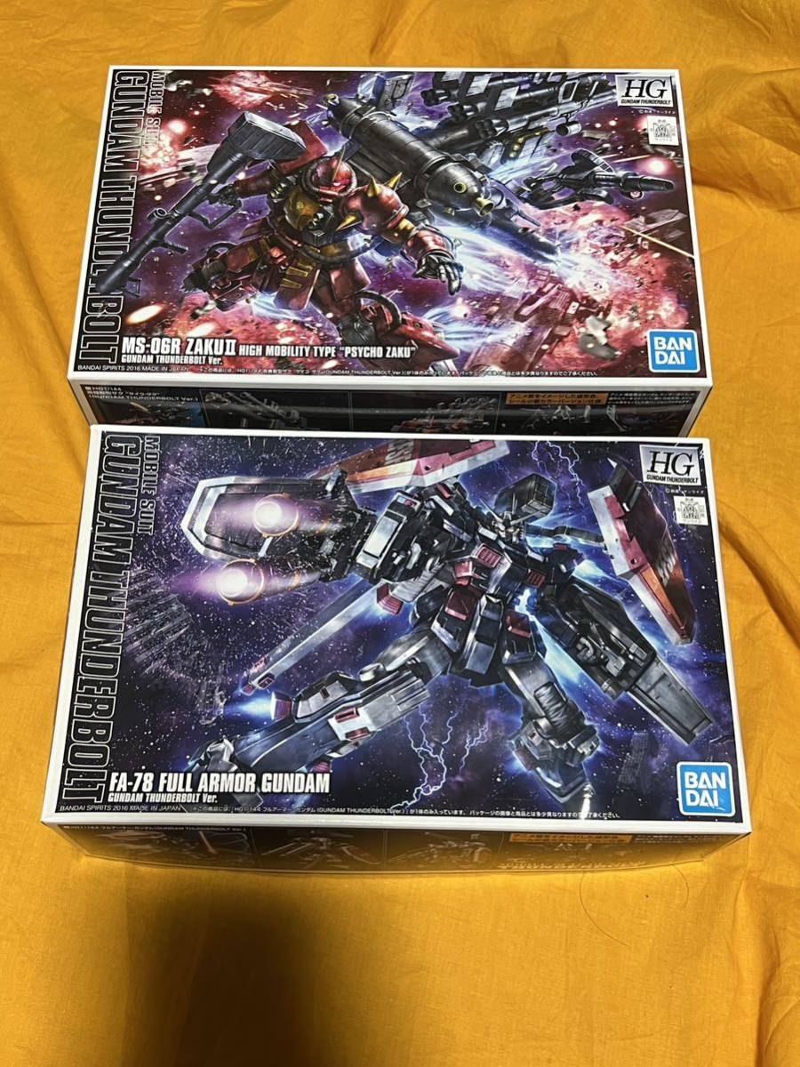 100%新品，得価 BANDAI バンダイ 1:144 HG1/144 フルアーマー ガンダム GUNDAM THUNDERBOLT Ver. 高機動型ザク&ldquo;サイコザク&rdquo; セット プラモデル(機動戦士ガンダム)｜売買されたオークション情報、yahooの商品情報 機動戦士ガンダム