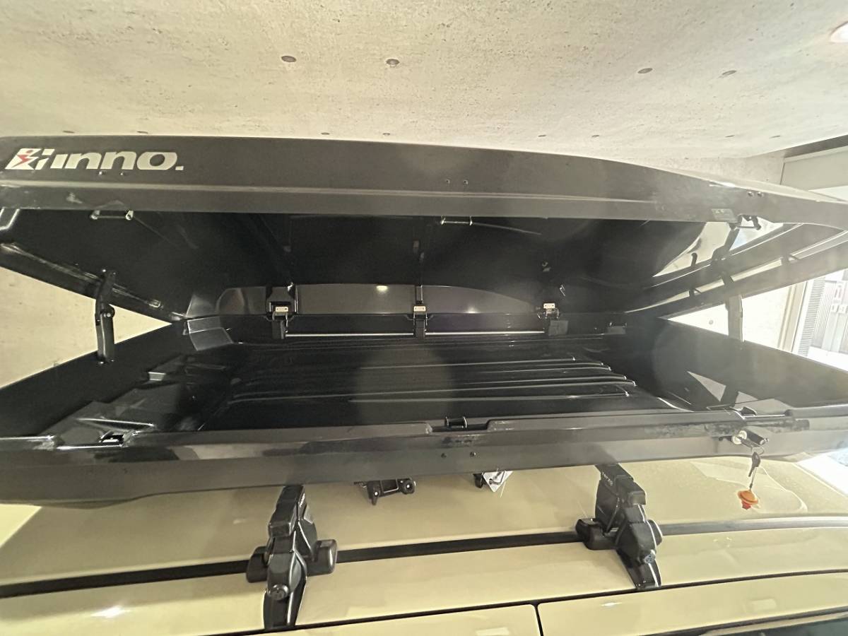INNO ルーフボックス BR440 リッジトランクワイド ブラック 中古品 