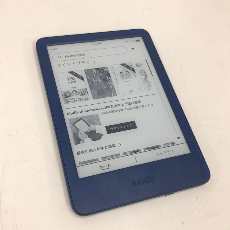 【広告なし・16GB】Kindle (第11世代) デニム 本体のみ アマゾン Amazon キンドル Kindle 第11世代 16GB C2V2L3 広告なし