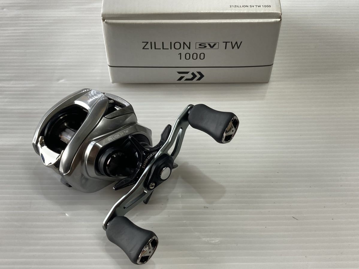 ダイワ 21 ジリオン SV TW 1000 右ハンドル ベイト リール 中古