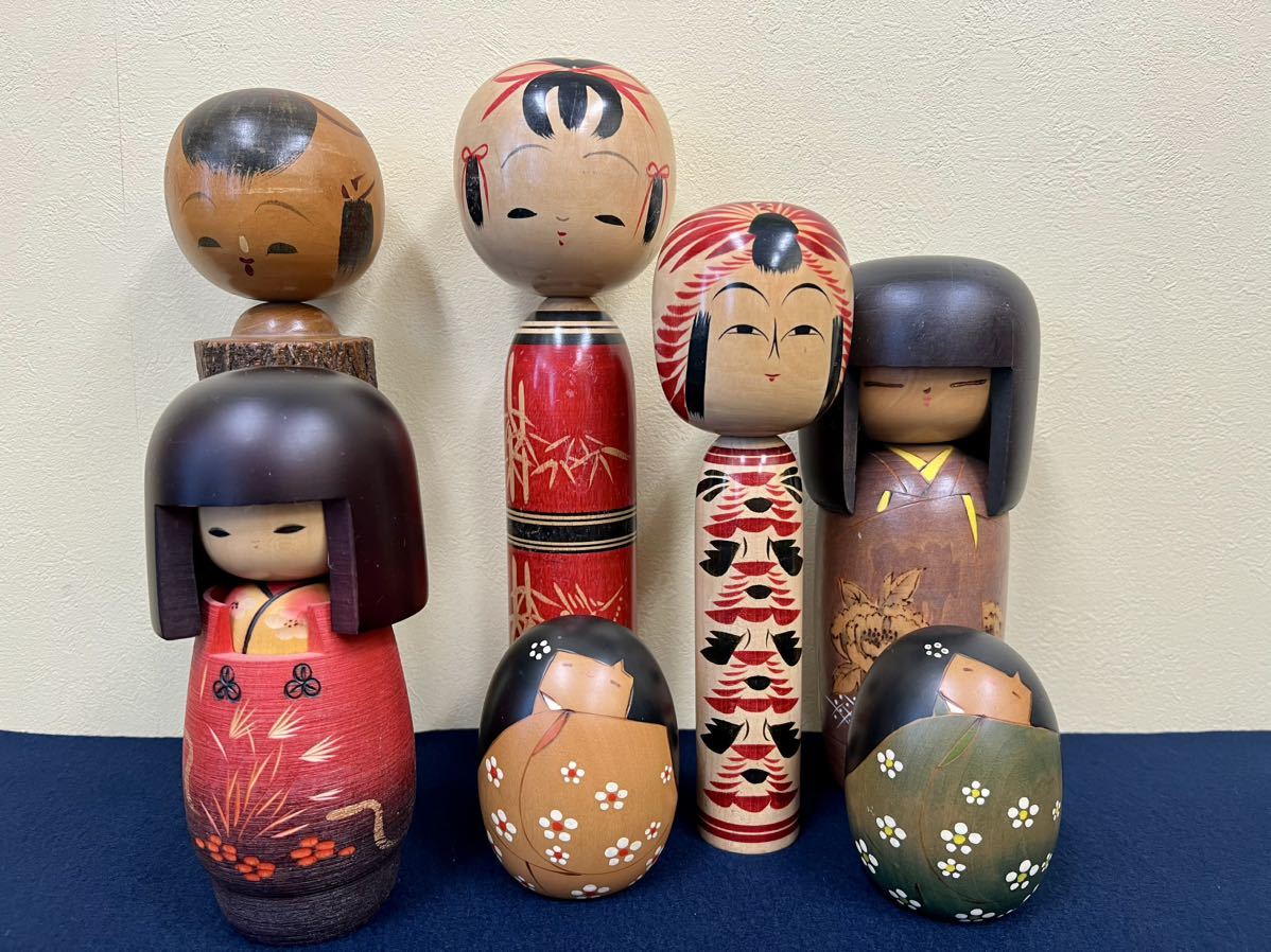 創作こけし 青木蓼華 梅園 郷土玩具 創作こけし 青木蓼華 作品（「梅園」16.0cm）