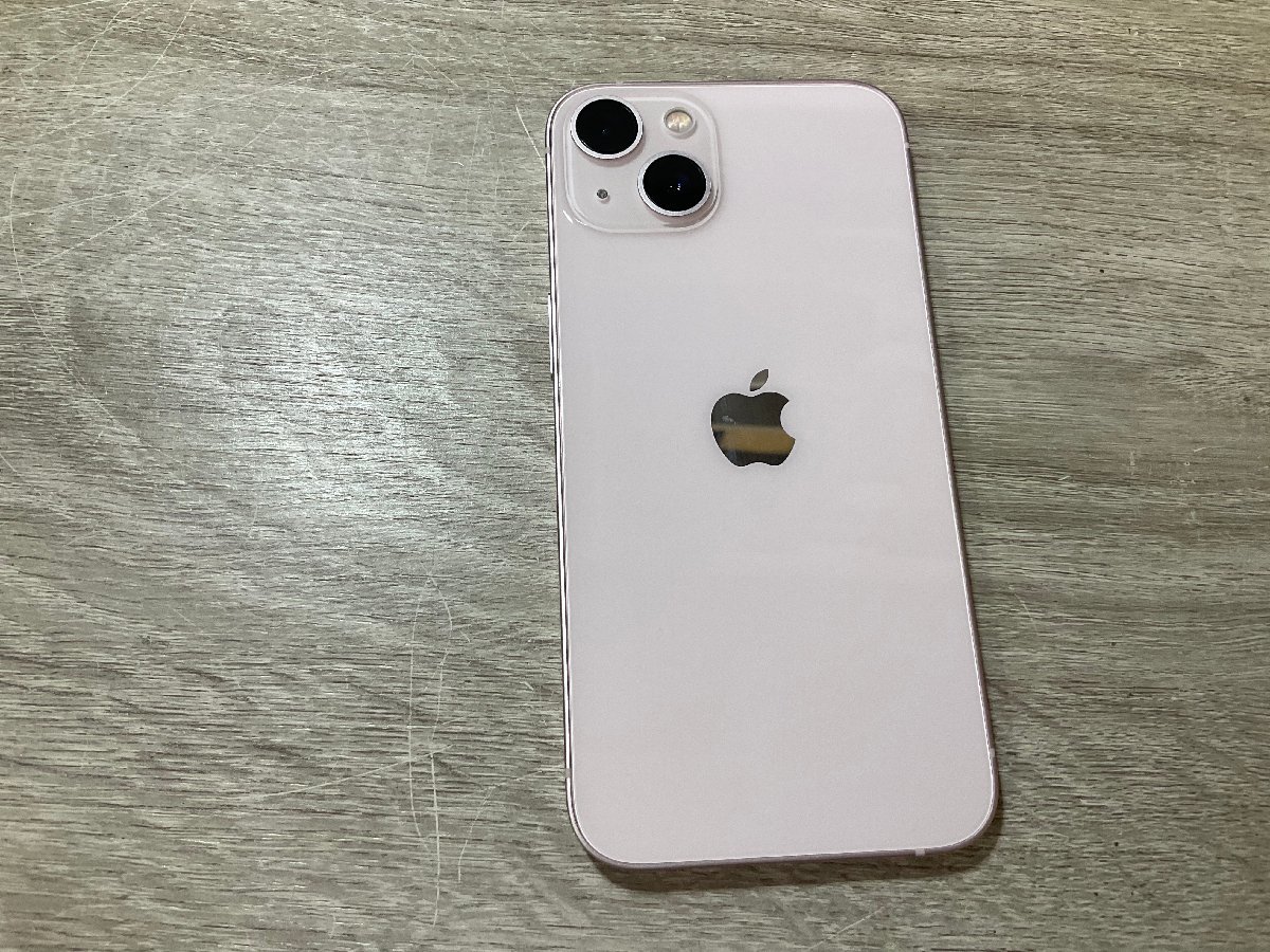 6508】iPhone 13 128 GB Pink au KDDI SIMフリーバッテリー95% 利用 