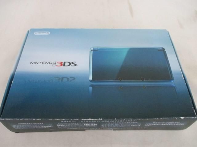 【同梱可】中古品 ゲーム ニンテンドー3DS 本体 CTR-001 アクアブルー 充電器・箱付き 動作品