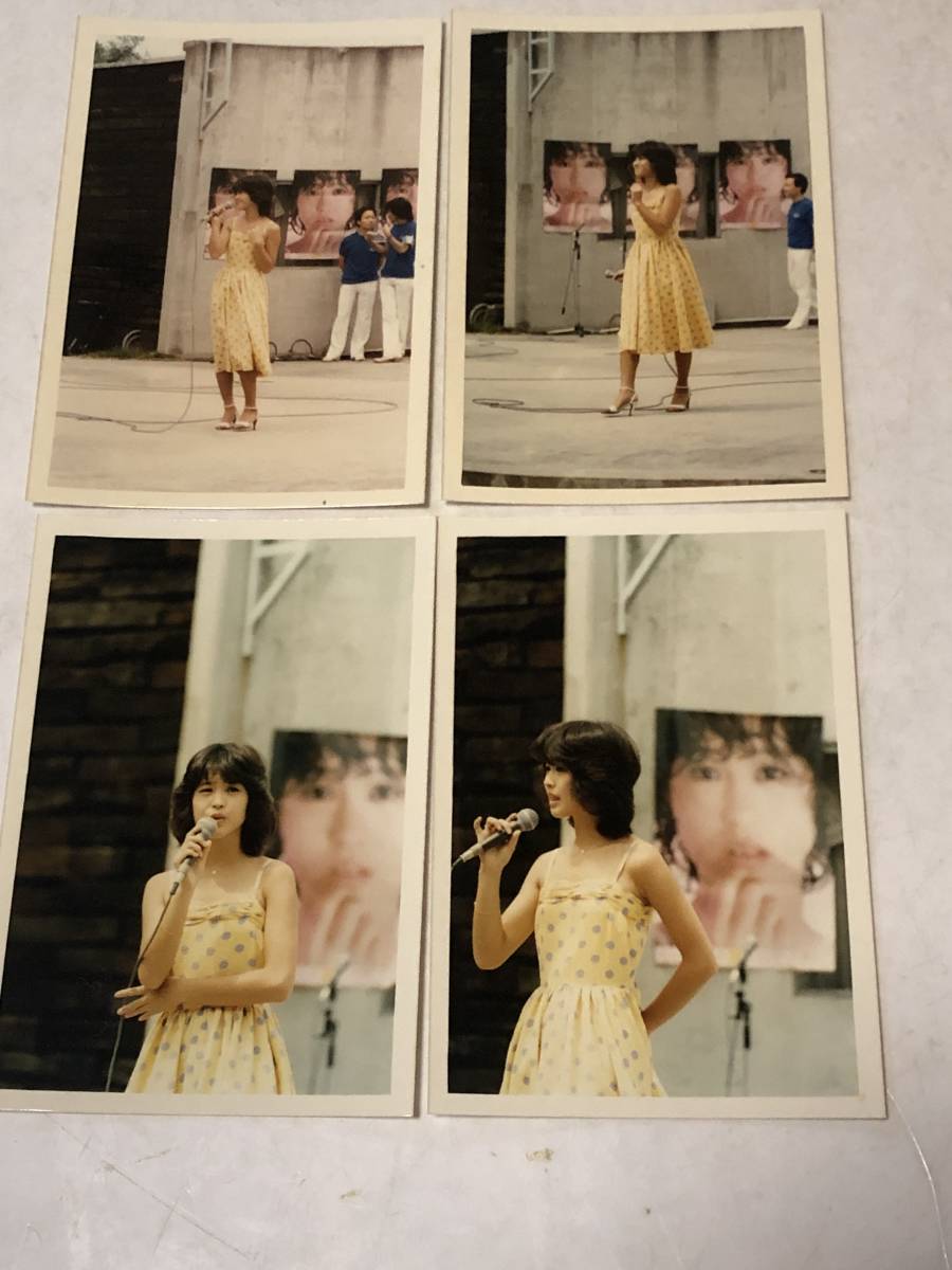 オンラインストア純正品 松田聖子 デビュー当時野外イベント 生写真 4