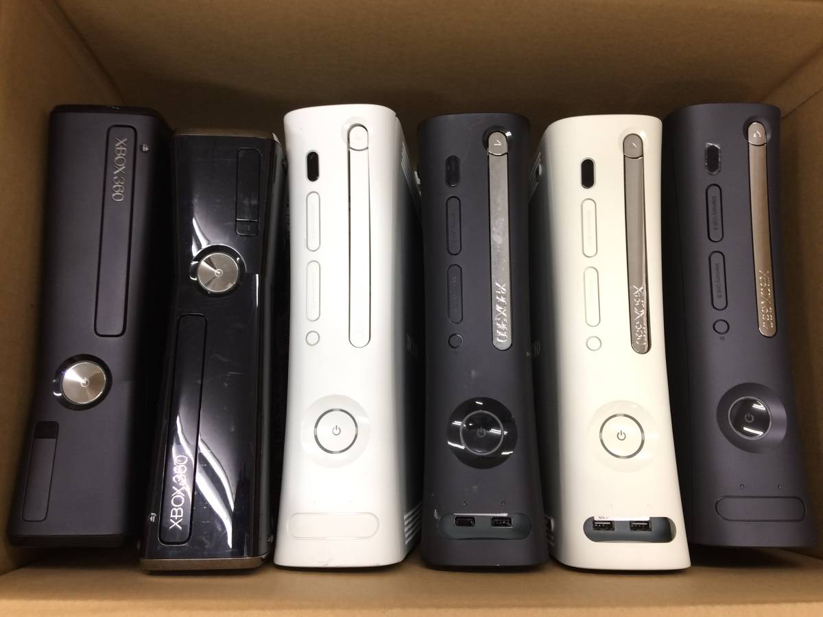 XBOX360 本体 6台セット まとめ売り 動作未確認 ジャンク エックス