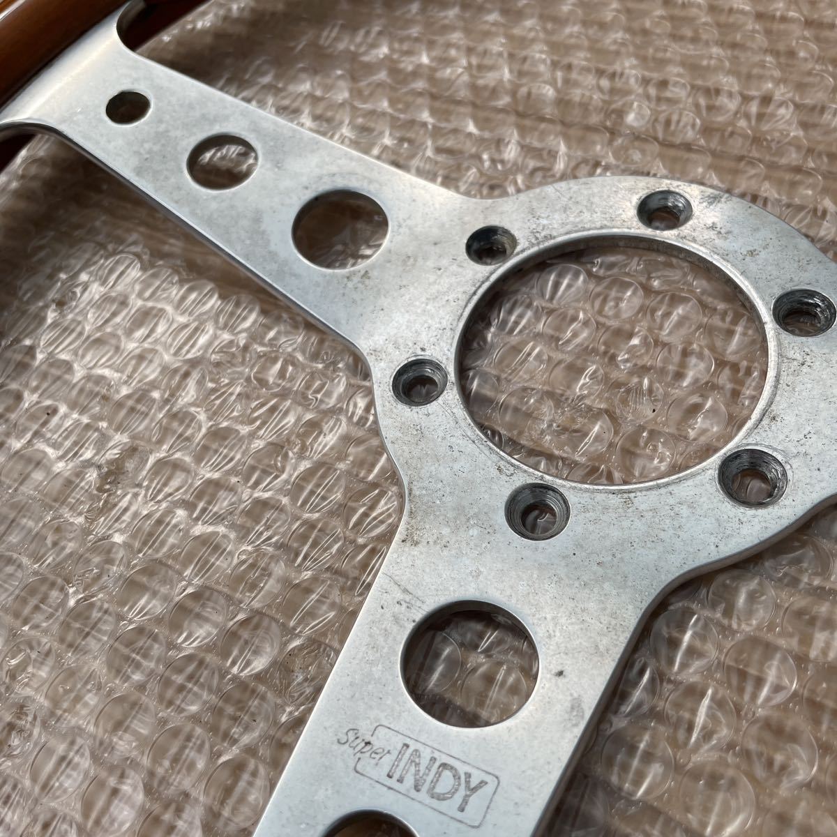 MOMO INDY ウッドステアリング 当時物 ウッドステアリングINDY Yahoo