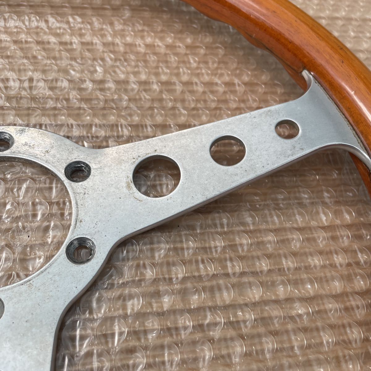 MOMO Super INDY ウッドステアリング 34パイ ホーンボタン付き MOMO