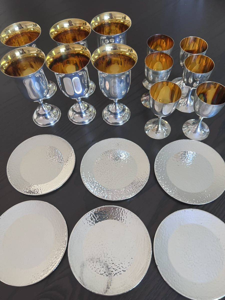 重量約695g 純銀盃 銀製杯 Silver 975 銀杯保溫杯水杯銀杯子9999純銀杯