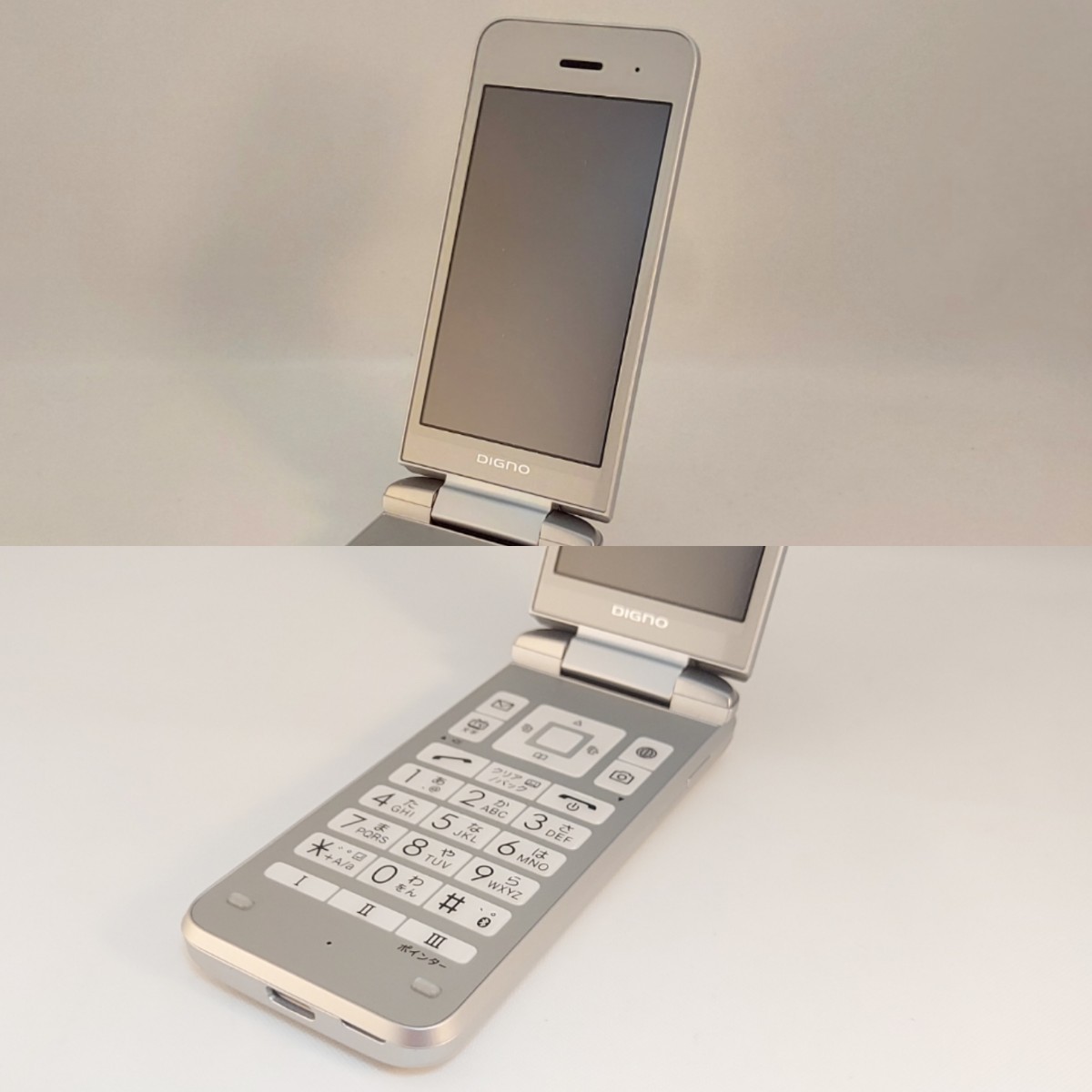 ムスビー｜SIMフリーDIGNOケータイ3 902KC シルバー Softbank版