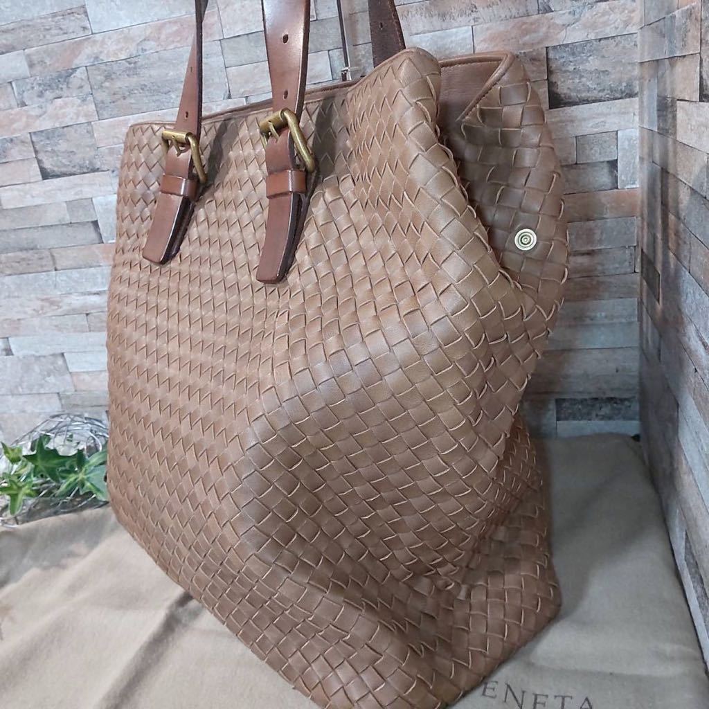 1円【ほぼ未使用！】BOTTEGA VENETA ボッテガヴェネタ ビジネスバッグ 