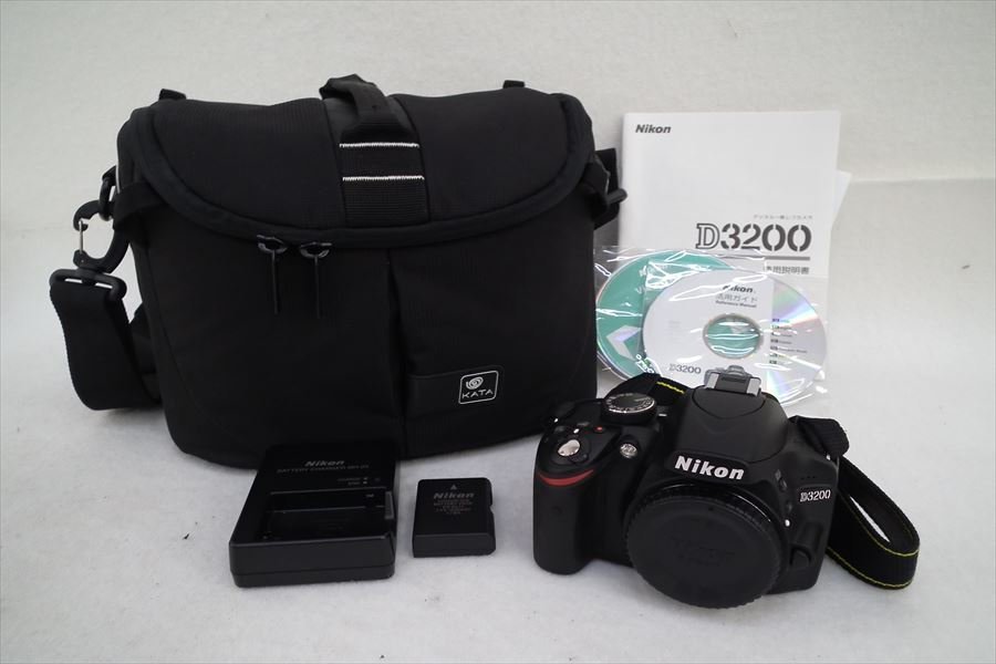 Nikon D3200 ニコン 一眼レフカメラ D3200BK 本体 ☆ Nikon ニコン