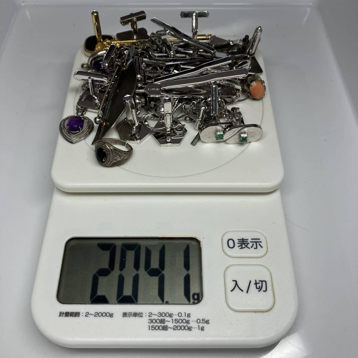 925 シルバー 全てに刻印あり SILVER 銀製 地金 潰し ジャンク 約202g 〔42