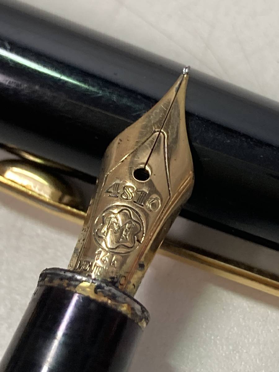 極美品モンブラン 万年筆 NO.144 2本セット レザーペンケース付き