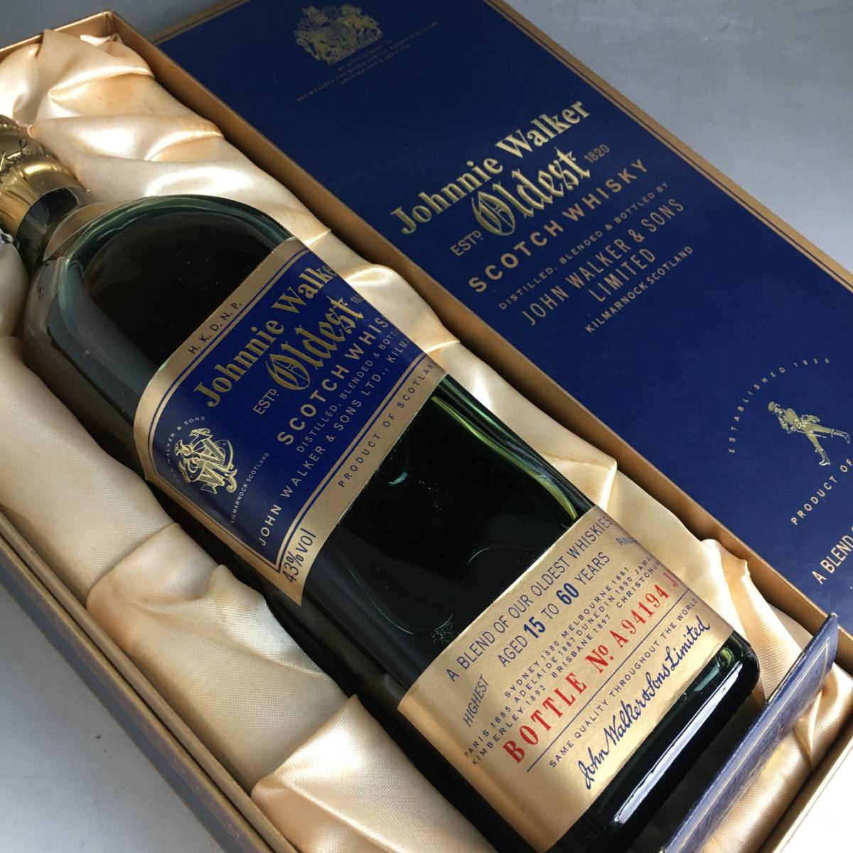 【未開封】ジョニーウォーカー オールデスト1820 mt3/9 【古酒】未開栓 Johnnie Walker Oldest SCOTCH WHISKY ジョニー