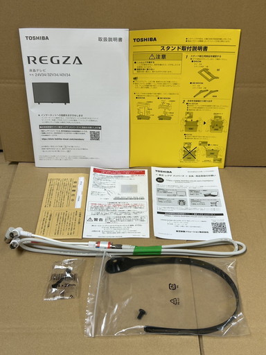 TOSHIBA 東芝 REGZA 32V34 2022年製 液晶テレビ レグザ 32型 リモコン 